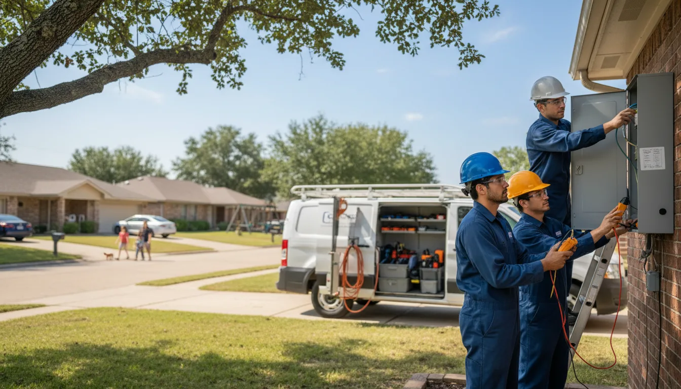 Certified electrician providing emergency electrical services in Feesburg, OH
